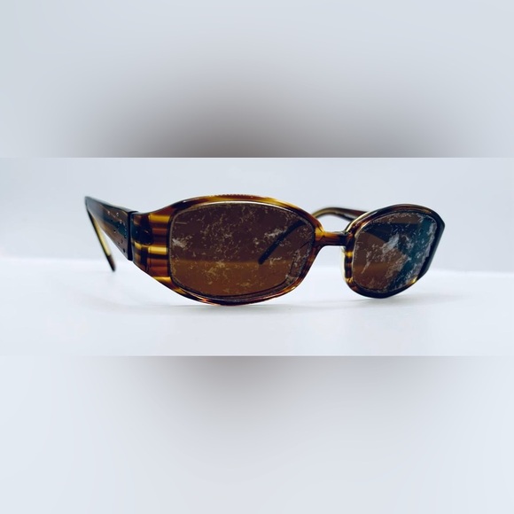 Celine Dion CD5038 Brown Oval Sunglasses Frames Only - Picture 1 of 8